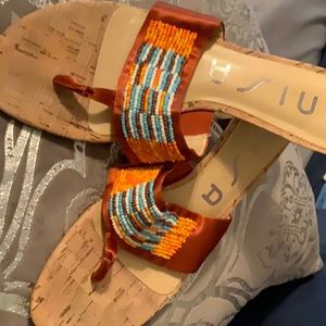 Beautiful beaded sandals by Unisa I also sale